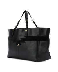 schwarze Shopper Tasche aus Leder von Jerome Dreyfuss