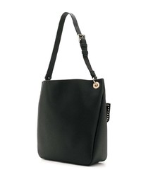 schwarze Shopper Tasche aus Leder von Karl Lagerfeld