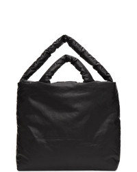 schwarze Shopper Tasche aus Leder von Kassl Editions