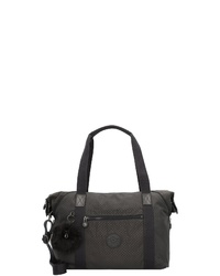 schwarze Shopper Tasche aus Leder von Kipling