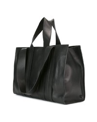 schwarze Shopper Tasche aus Leder von Corto Moltedo