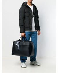 schwarze Shopper Tasche aus Leder von Calvin Klein