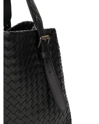 schwarze Shopper Tasche aus Leder von Bottega Veneta