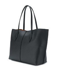 schwarze Shopper Tasche aus Leder von Tod's