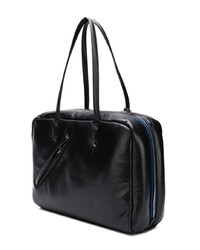 schwarze Shopper Tasche aus Leder von Prada