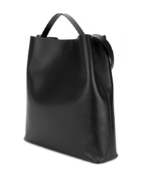 schwarze Shopper Tasche aus Leder von Aesther Ekme