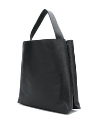 schwarze Shopper Tasche aus Leder von Orciani