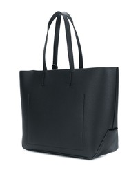 schwarze Shopper Tasche aus Leder von Calvin Klein Jeans