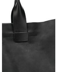 schwarze Shopper Tasche aus Leder von Troubadour