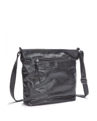 schwarze Shopper Tasche aus Leder von Lascana