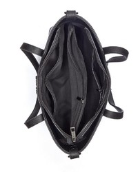 schwarze Shopper Tasche aus Leder von Lascana