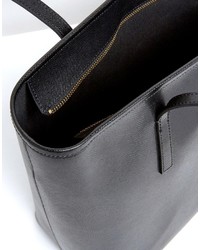 schwarze Shopper Tasche aus Leder von Ted Baker