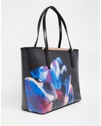 schwarze Shopper Tasche aus Leder von Ted Baker