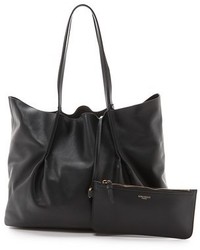 schwarze Shopper Tasche aus Leder von Nina Ricci