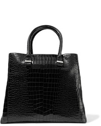 schwarze Shopper Tasche aus Leder von Victoria Beckham