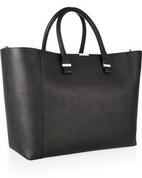 schwarze Shopper Tasche aus Leder von Victoria Beckham