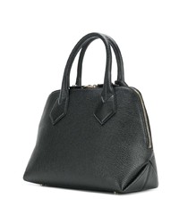 schwarze Shopper Tasche aus Leder von Vivienne Westwood