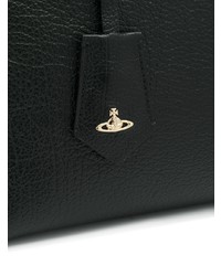 schwarze Shopper Tasche aus Leder von Vivienne Westwood