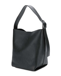 schwarze Shopper Tasche aus Leder von Theory