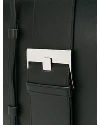 schwarze Shopper Tasche aus Leder von Sergio Rossi