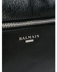 schwarze Shopper Tasche aus Leder von Balmain