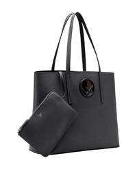 schwarze Shopper Tasche aus Leder von Fendi