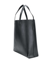 schwarze Shopper Tasche aus Leder von Saint Laurent