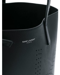 schwarze Shopper Tasche aus Leder von Saint Laurent