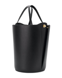 schwarze Shopper Tasche aus Leder von Danse Lente