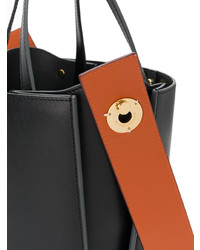 schwarze Shopper Tasche aus Leder von Danse Lente