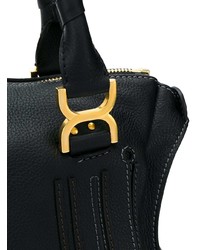 schwarze Shopper Tasche aus Leder von Chloé