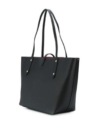 schwarze Shopper Tasche aus Leder von Coach