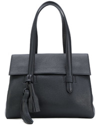 schwarze Shopper Tasche aus Leder von Max Mara