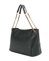 schwarze Shopper Tasche aus Leder von Tory Burch