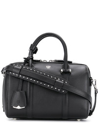 schwarze Shopper Tasche aus Leder von MCM