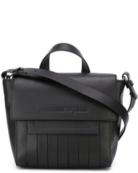 schwarze Shopper Tasche aus Leder von McQ by Alexander McQueen