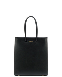 schwarze Shopper Tasche aus Leder von Medea
