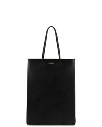 schwarze Shopper Tasche aus Leder von Medea