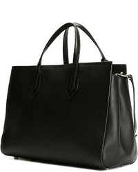 schwarze Shopper Tasche aus Leder von Saint Laurent