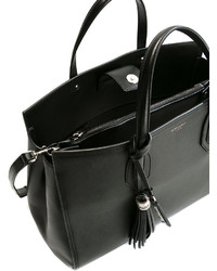 schwarze Shopper Tasche aus Leder von Saint Laurent