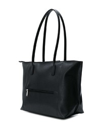 schwarze Shopper Tasche aus Leder von Lancaster