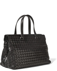 schwarze Shopper Tasche aus Leder von Bottega Veneta