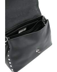 schwarze Shopper Tasche aus Leder von Zanellato