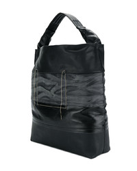schwarze Shopper Tasche aus Leder von Rick Owens