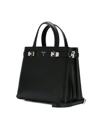 schwarze Shopper Tasche aus Leder von Serapian