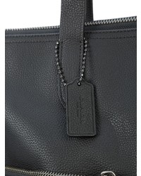 schwarze Shopper Tasche aus Leder von Coach