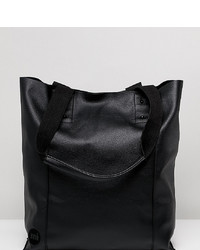 schwarze Shopper Tasche aus Leder von Mi-pac