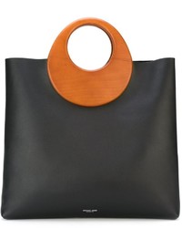 schwarze Shopper Tasche aus Leder von Michael Kors