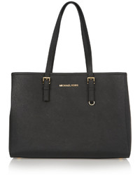 schwarze Shopper Tasche aus Leder von MICHAEL Michael Kors