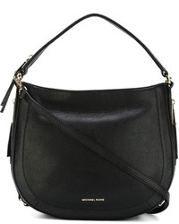 schwarze Shopper Tasche aus Leder von MICHAEL Michael Kors